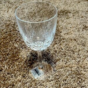 Lismore encore white wine.  Lead Crystal.  NWT